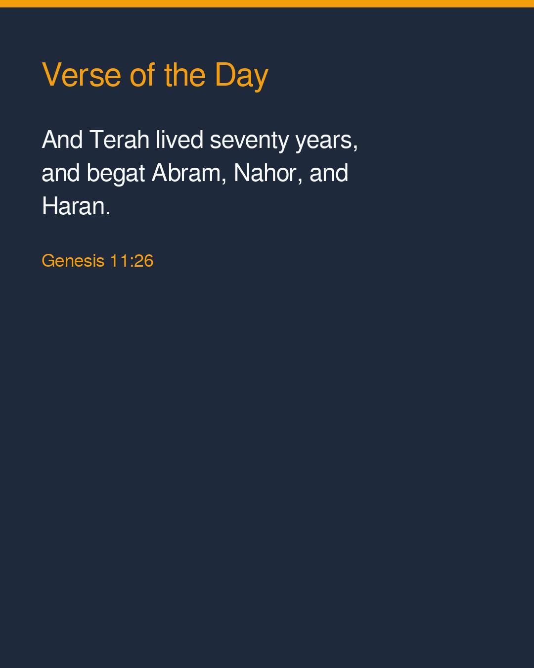 Poster artwork for Verse of the Day — 2026-10-20