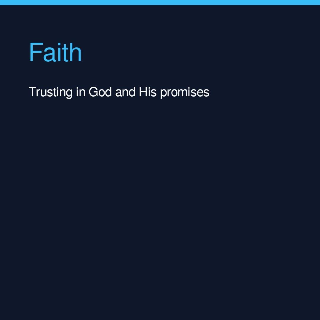 Faith topic guide