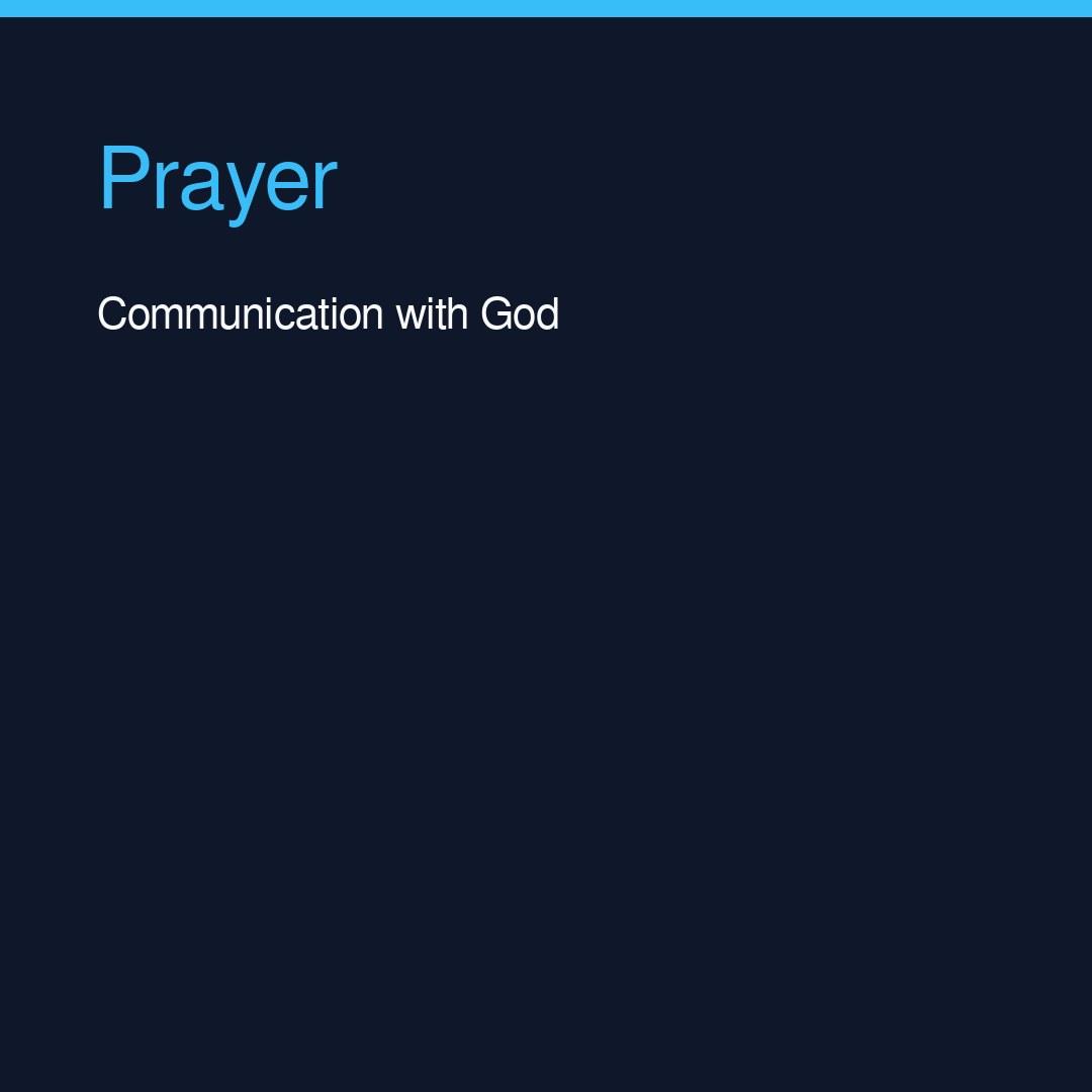 Prayer topic guide
